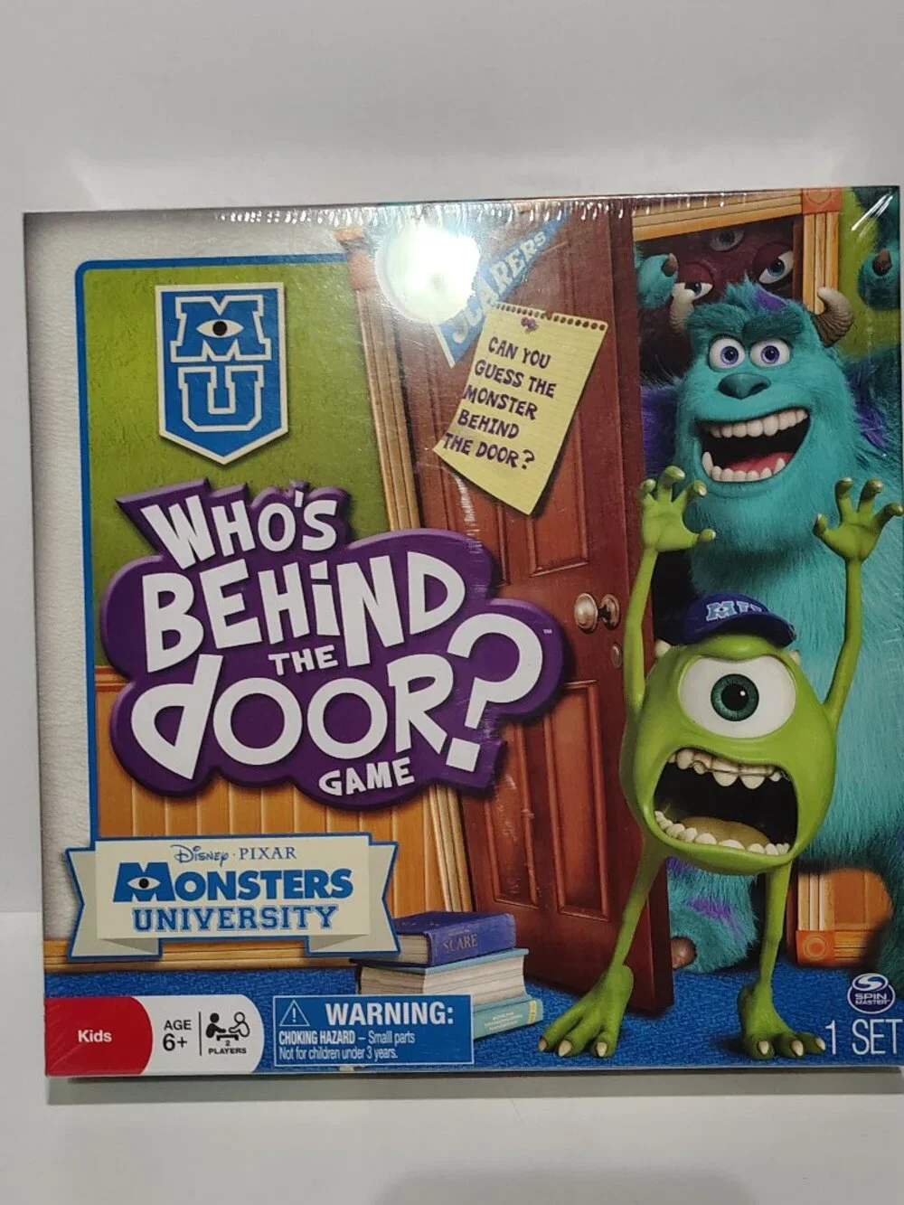 Disney Pixar Monsters University Who’s Behind The Door Game New Sealed